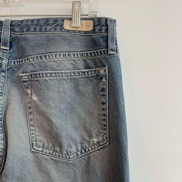AG Jeans Crossover High Rise Straight Leg Side Zipper 31 - Picture 3 of 7